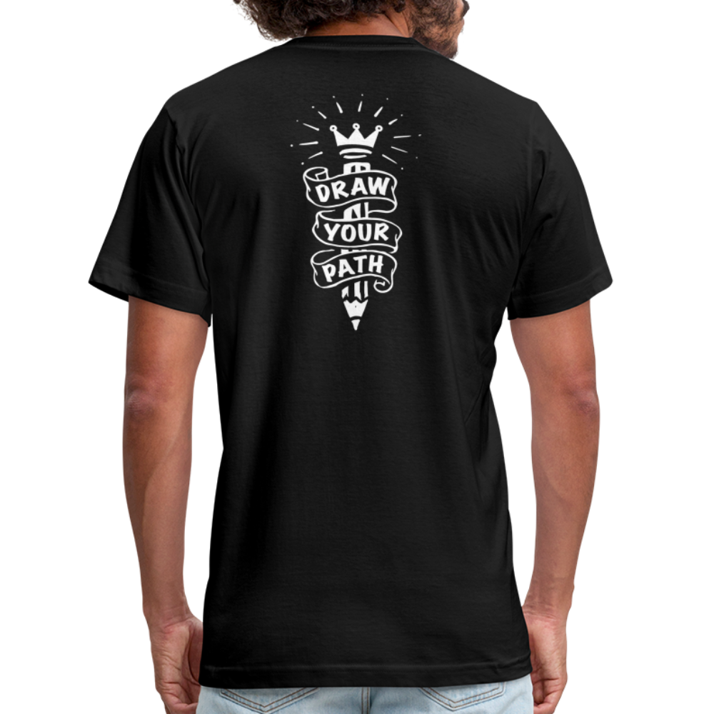 Draw Your Path (Pencil) T-Shirt - black