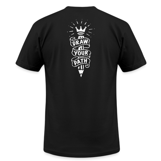 Draw Your Path (Pencil) T-Shirt - black