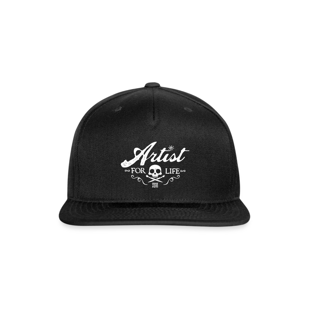 Artist for Life Snapback Baseball Cap - black