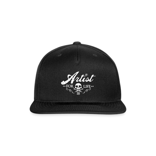 Artist for Life Snapback Baseball Cap - black