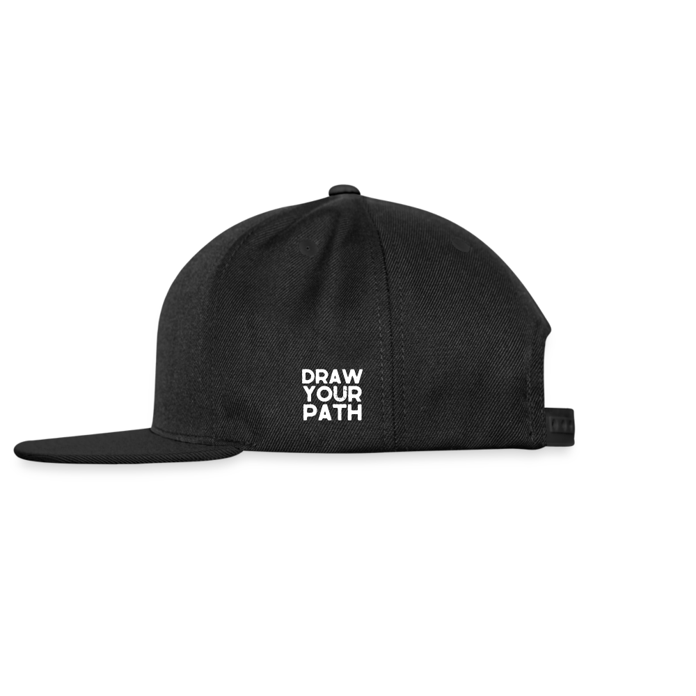 Karma  Snapback Baseball Cap - black