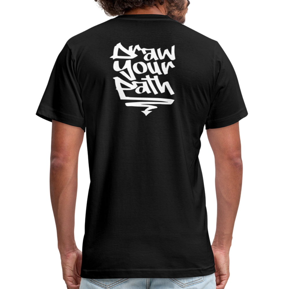 Draw Your Path T-Shirt - black